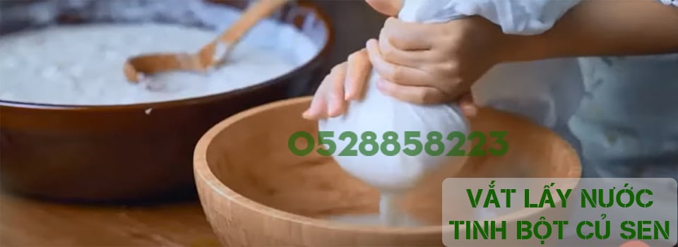 Cách Làm Tinh Bột Củ Sen