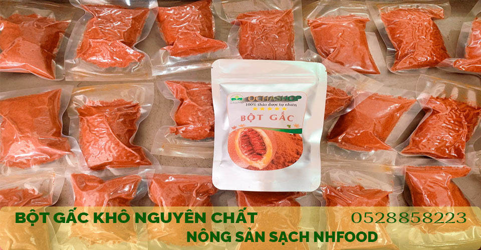 Công Dụng Bột Gấc Khô Nguyên Chất