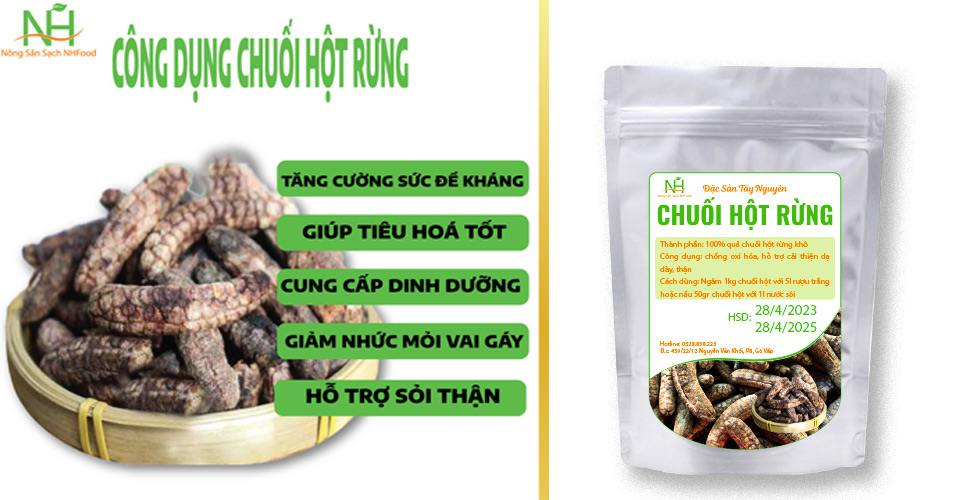 Tác Dụng Của Chuối Hột Rừng